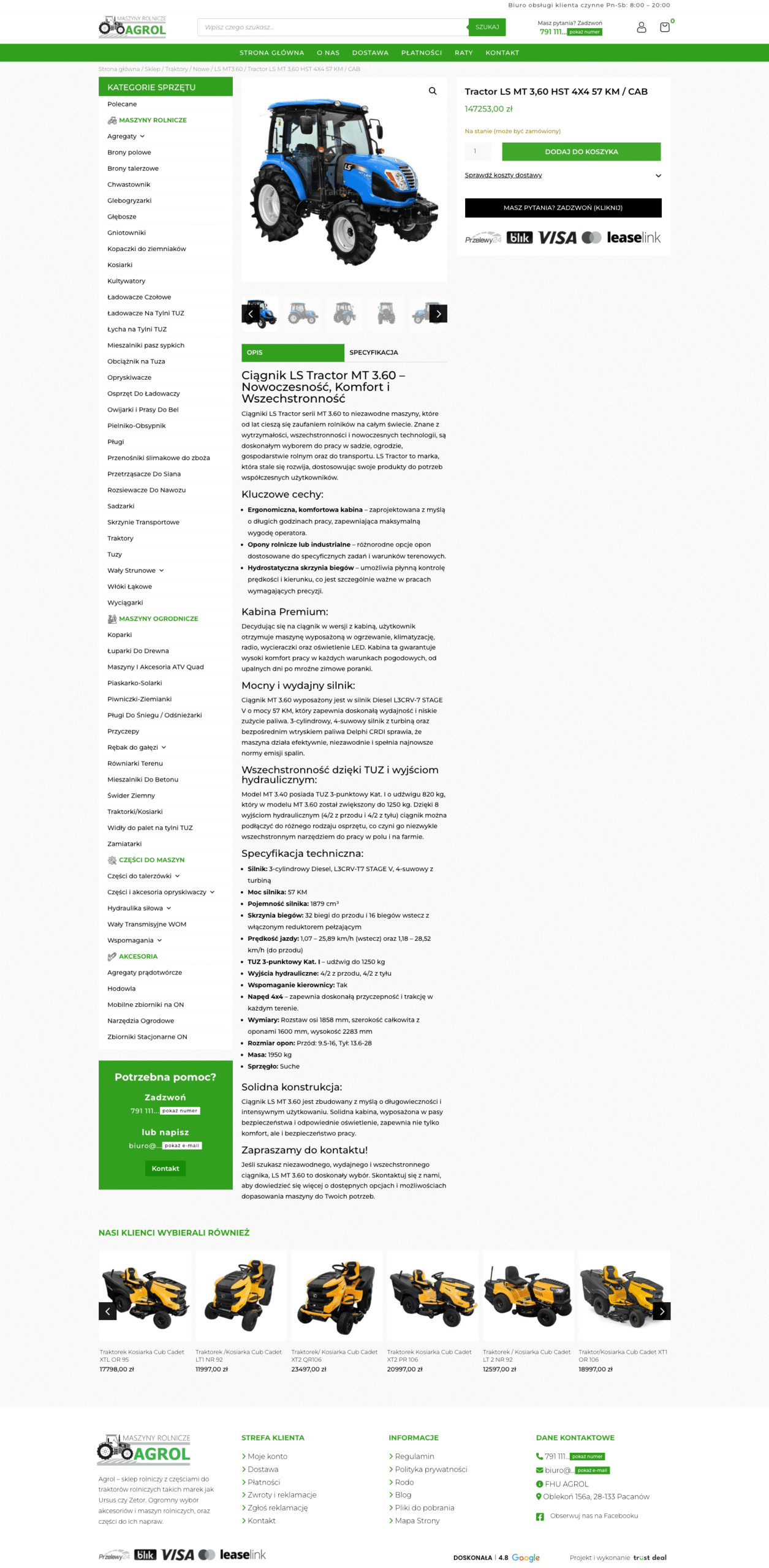 karta produktu